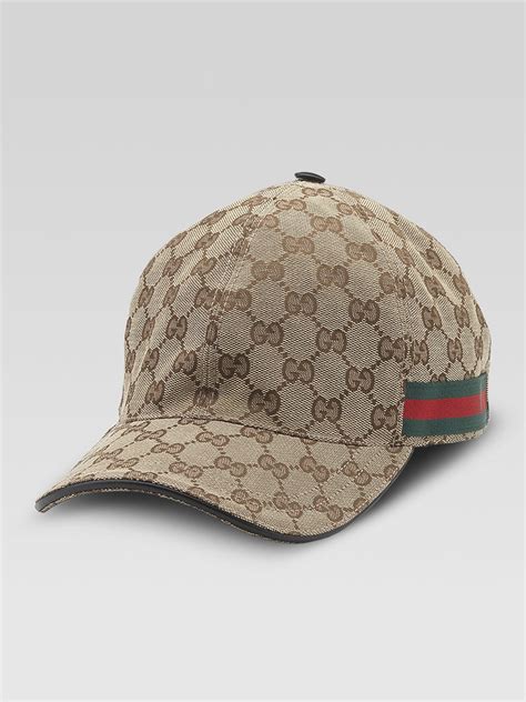 brown gucci baseball hat|Gucci men hats size large.